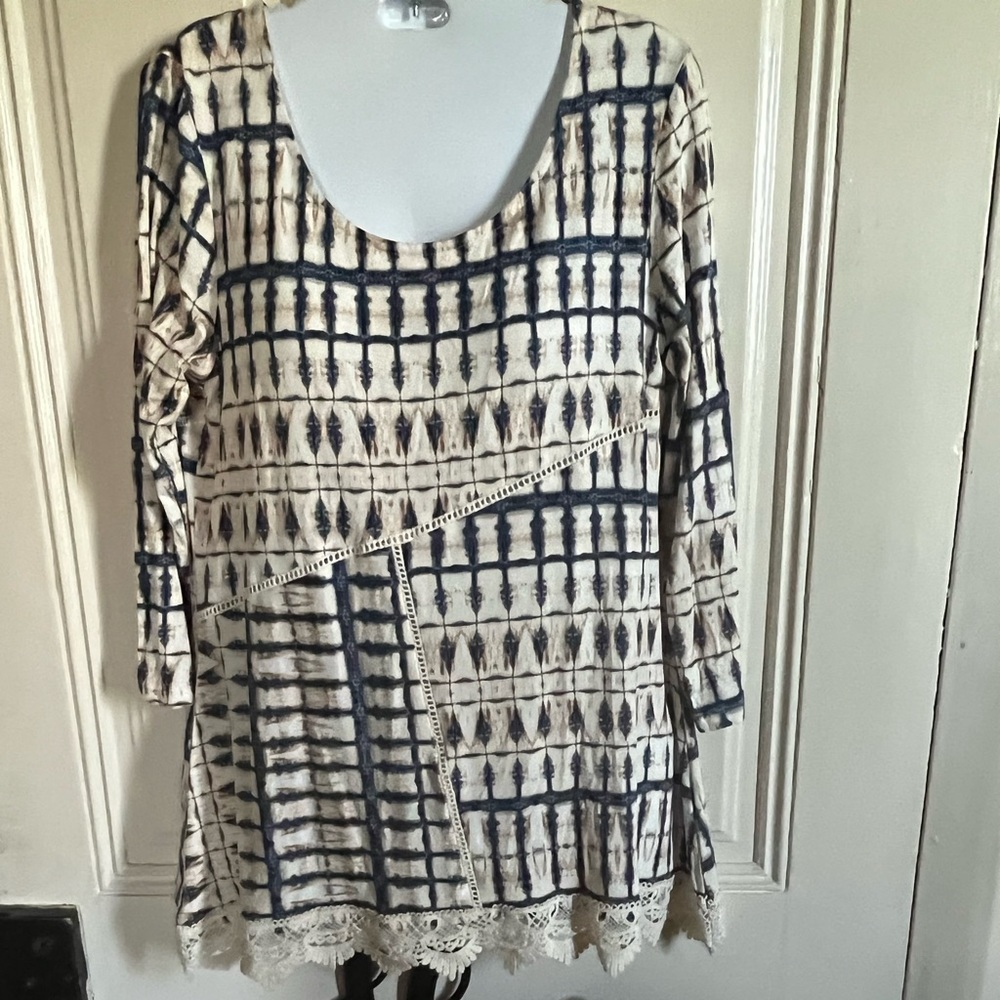 Skyes the limit shirt size M 3/4 sleeves; light enough for summer